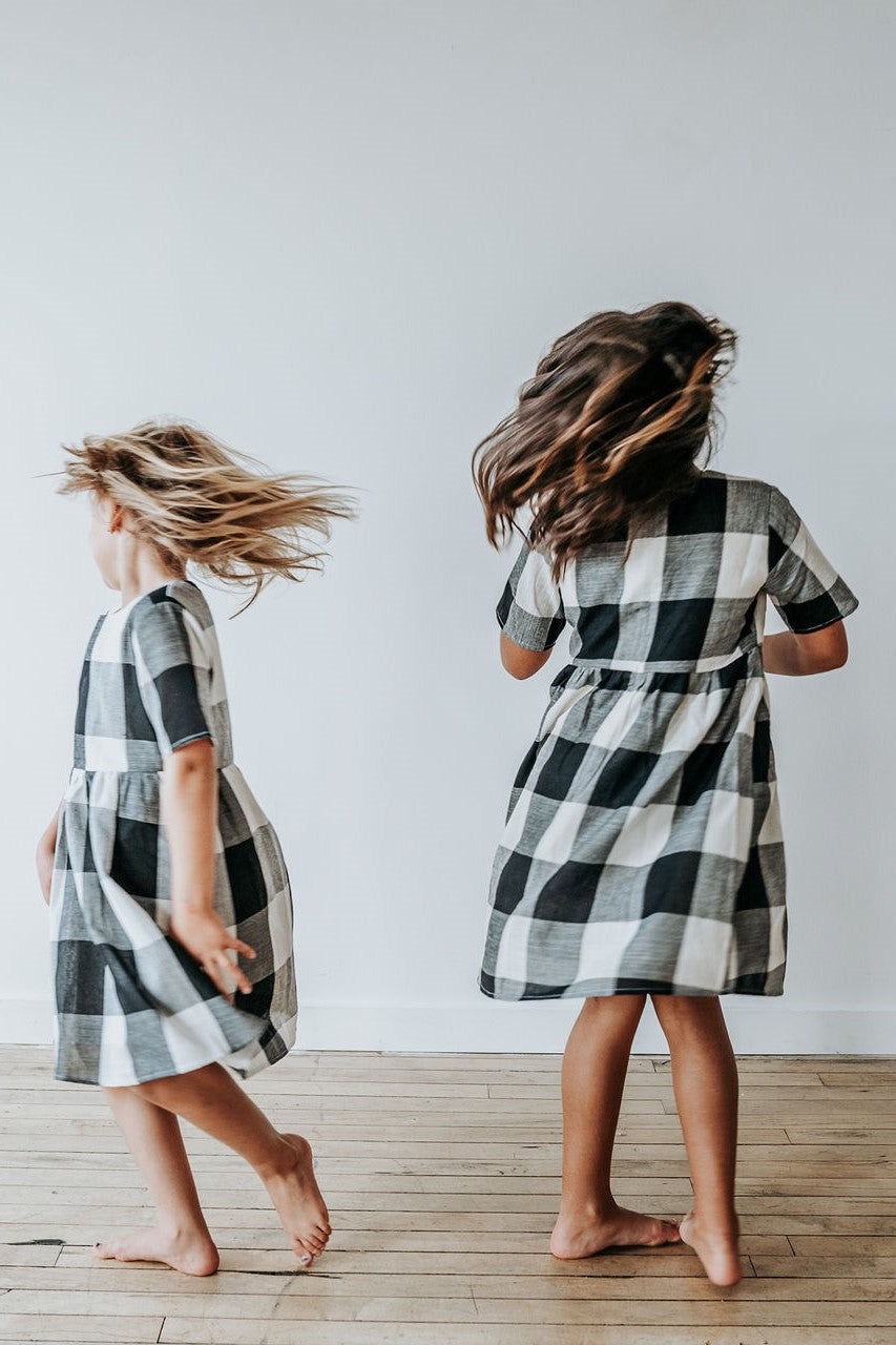 Mini Buffalo Plaid Dress