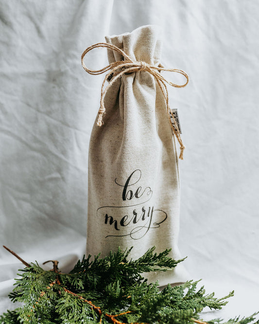 Be Merry Wine Bag