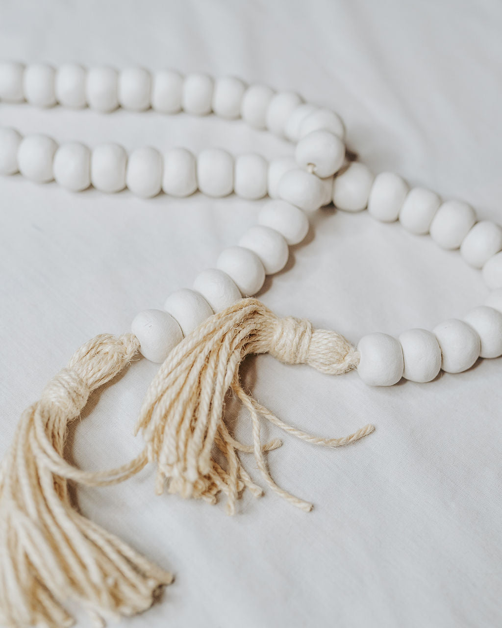 White Clay and Twine Garland